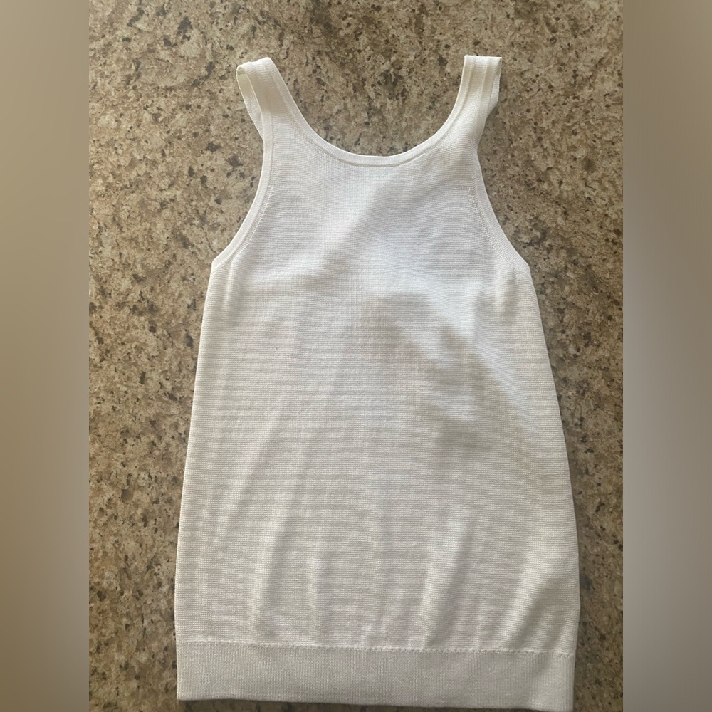 Banana Republic Knit Top White XSmall